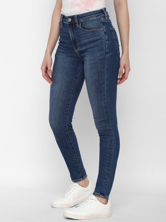 Women Blue Slim Fit Light Fade Jeans
